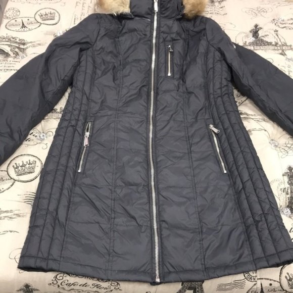 Michael Michael Kors Faux Fur-Trim Parka - Picture 1 of 6